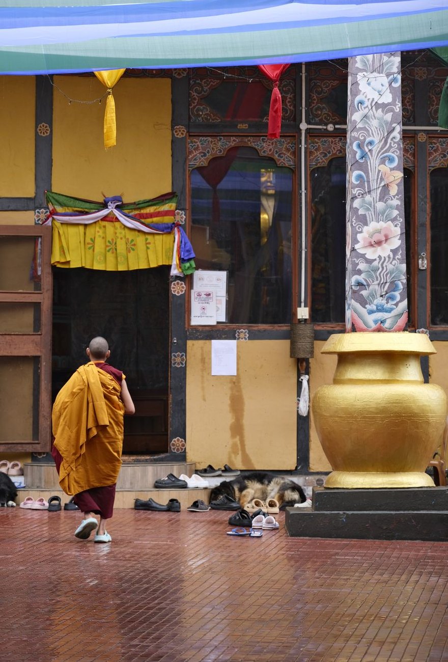 Bhutan at dusk