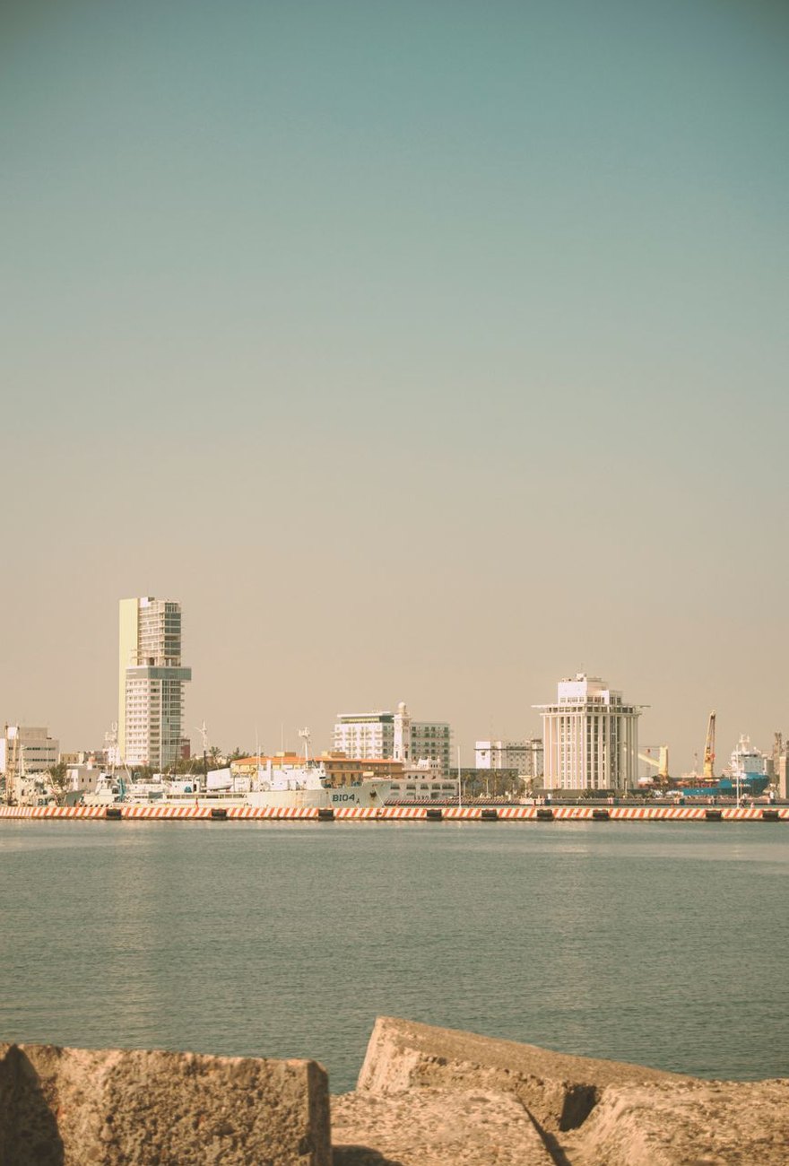 Côte d'Ivoire at dusk
